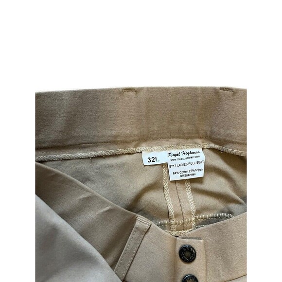 Royal Highness Full Seat Breeches Equestrian Show Dressage Women's 32 *NWT* spot - Picture 7 of 13